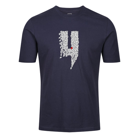 NAVY TEE FLYING Y LOGO