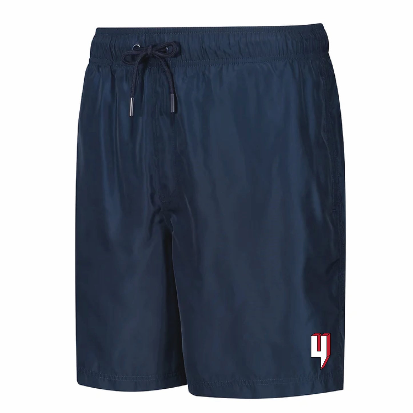 3D LOGO SWIM SHORTS NAVY RED/WHITE