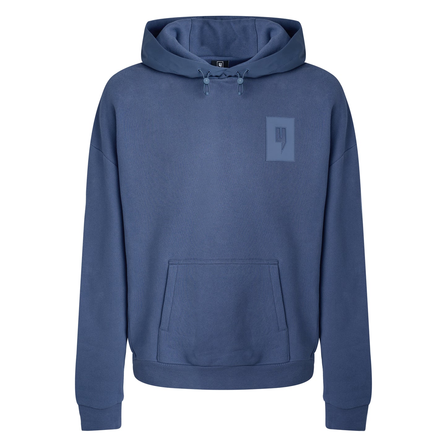 BLUE RELAXED FIT LUX HOODY