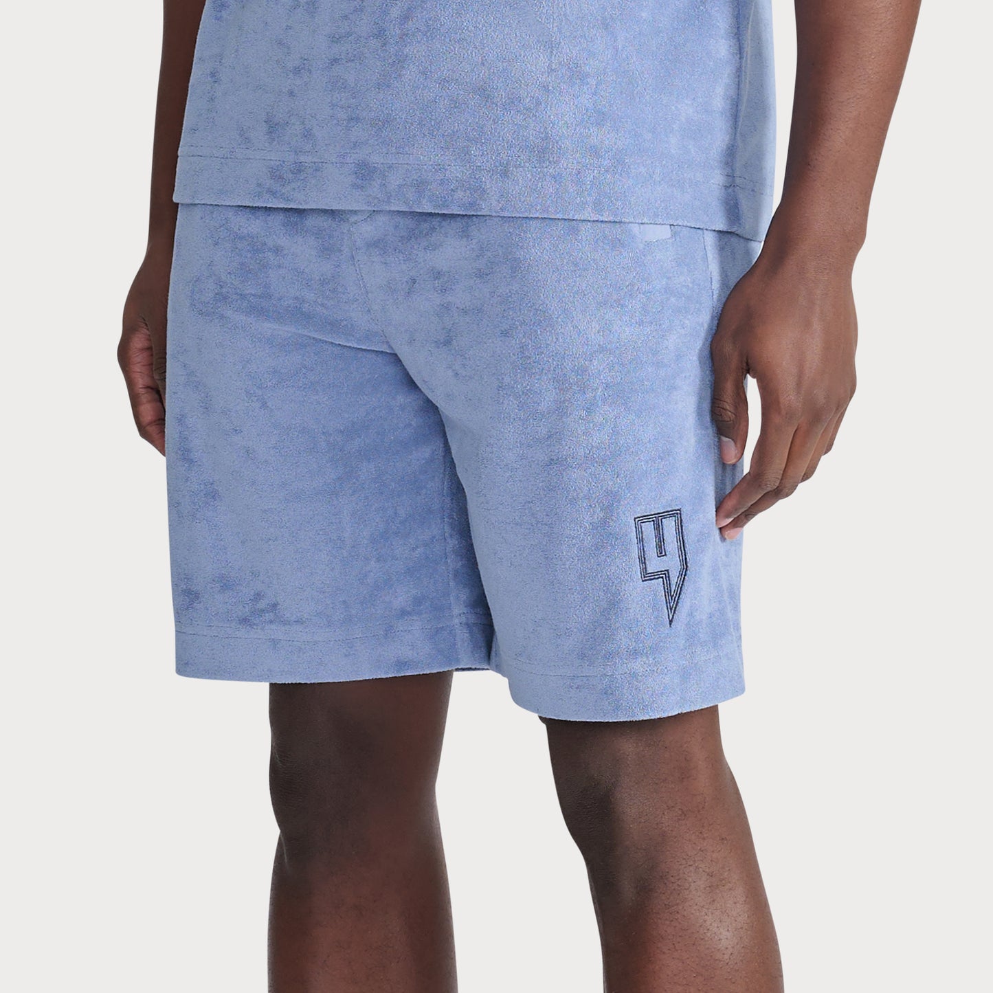 TOWELLING SHORTS BLUE