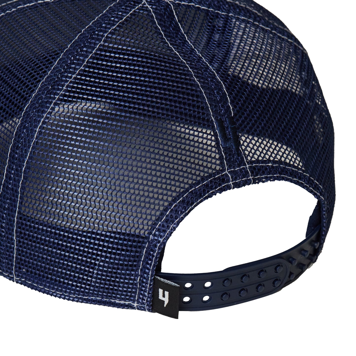 NAVY CAP WHITE STITCH CONTRAST