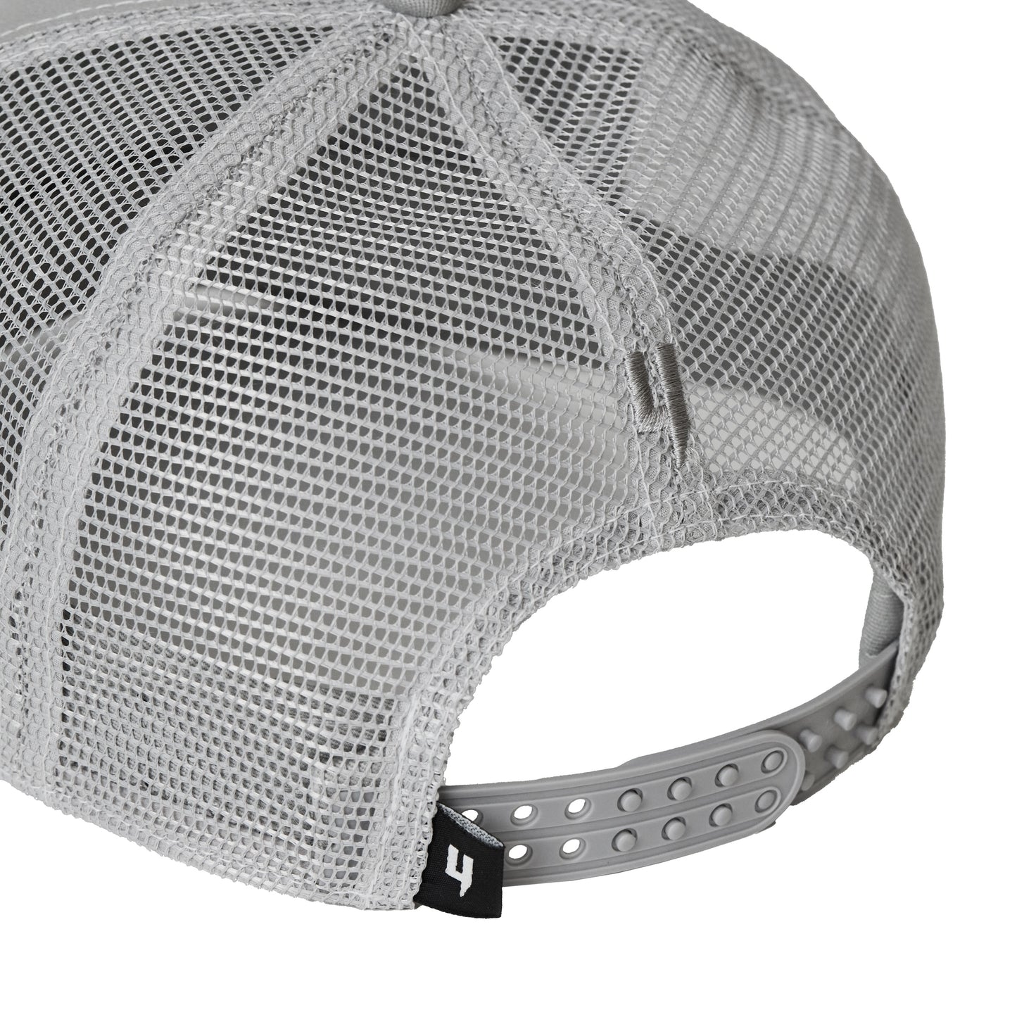 GREY CAP WHITE STITCH CONTRAST