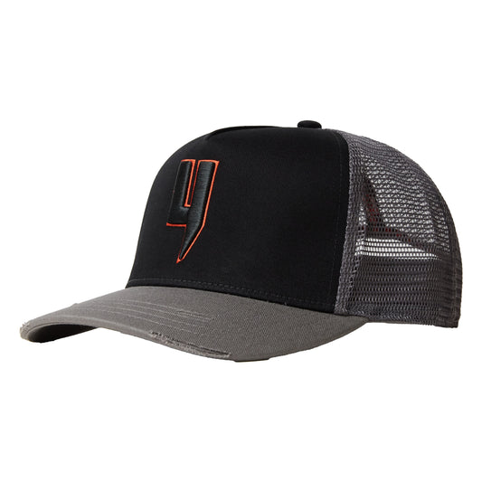 LOGO DE LA BOÎTE CASQUETTE NOIR/BLANC