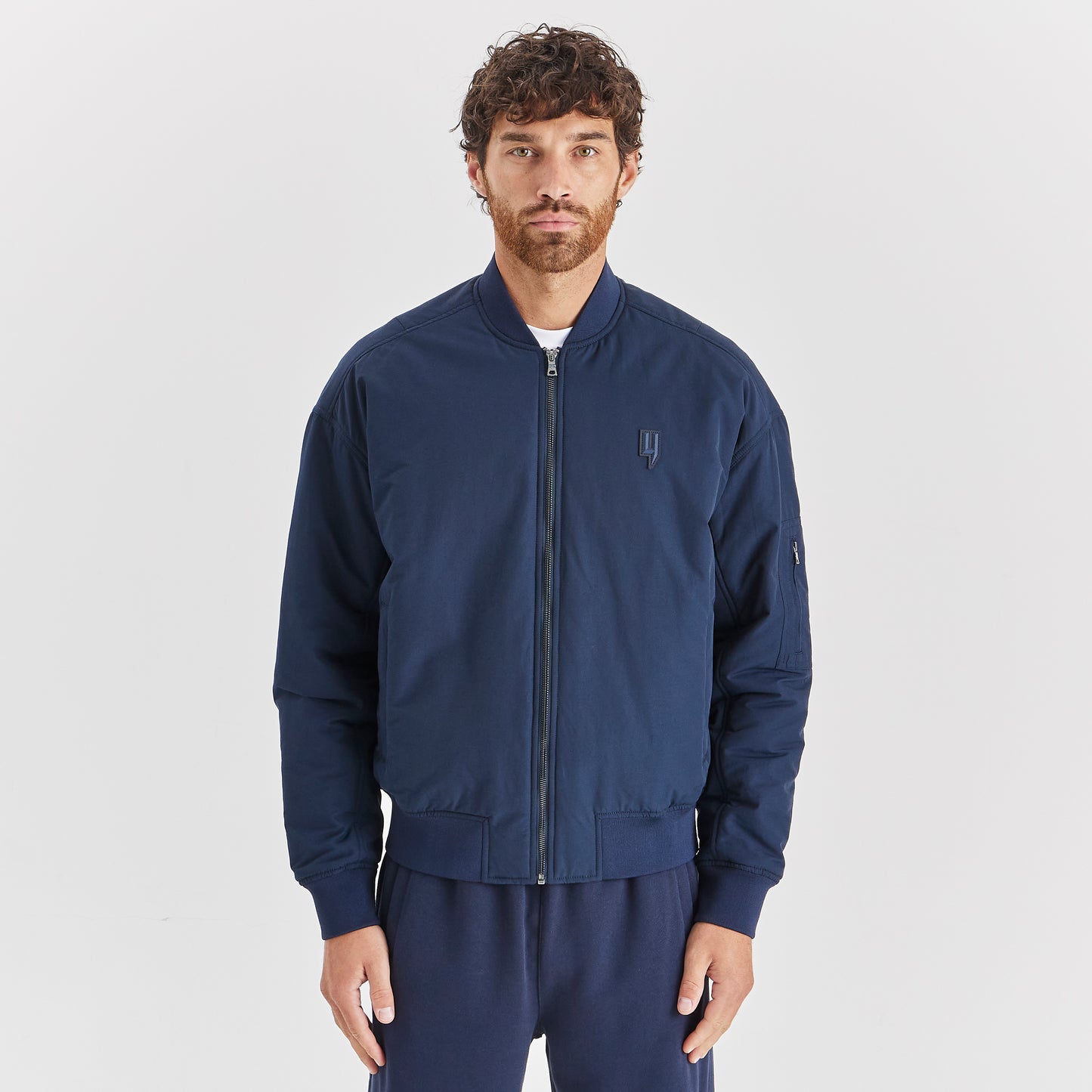 BOMBER JACKET NAVY