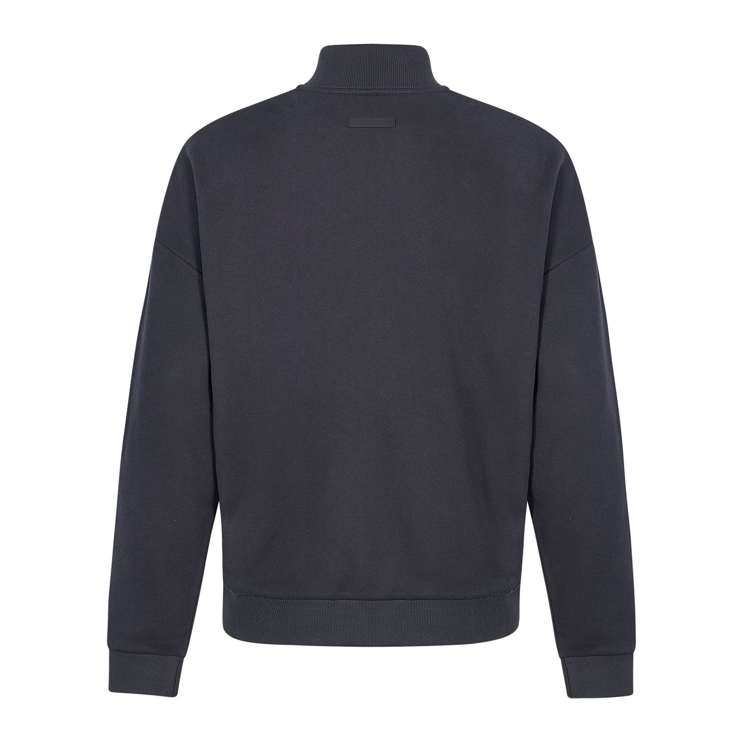 DARK GREY RELAXED FIT FUNNEL NECK