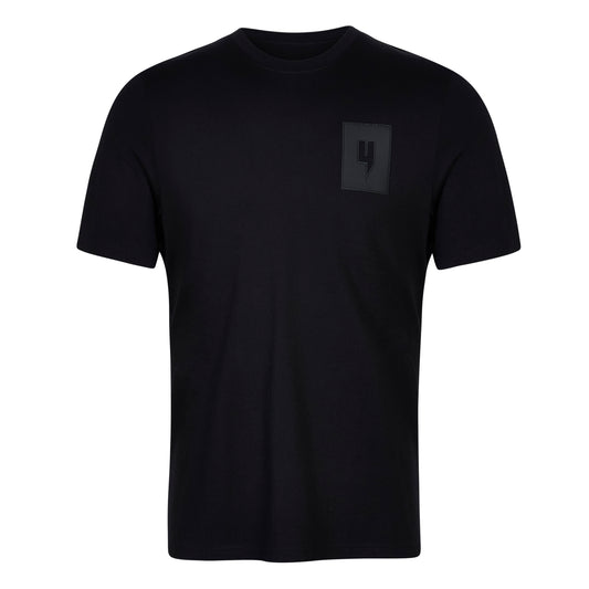 LUX LOGO CAOUTCHOUC TEE NOIR
