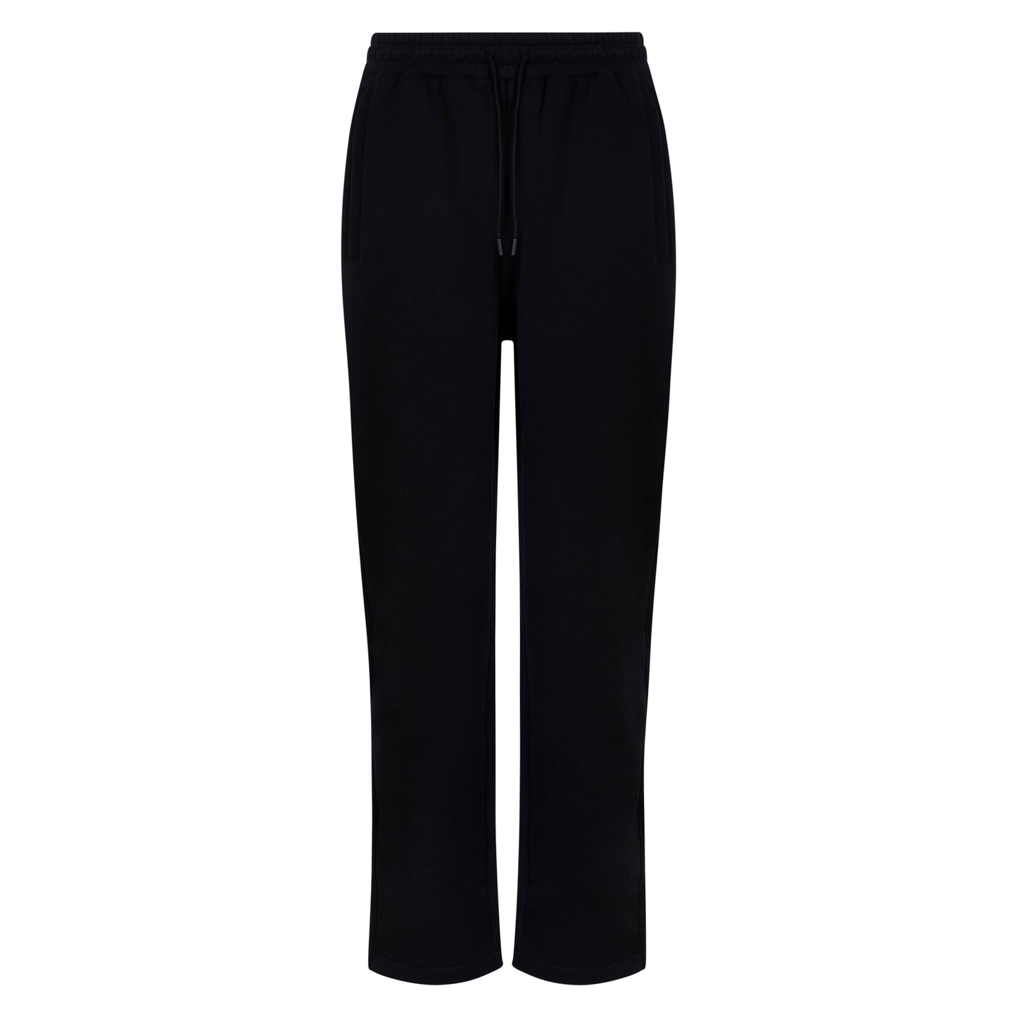 BLACK RELAXED FIT LUX JOGGERS