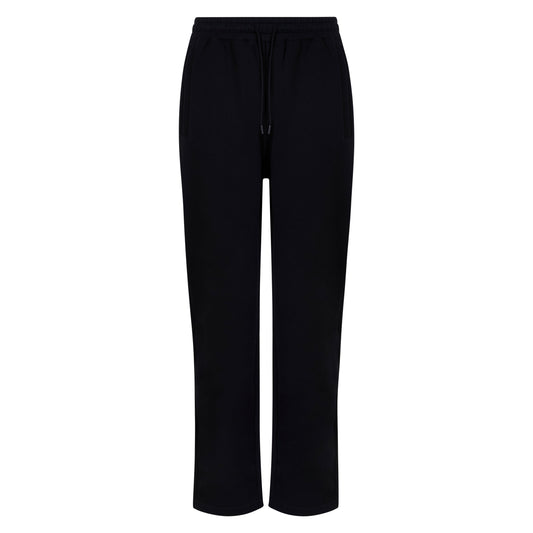 BLACK RELAXED FIT LUX JOGGERS