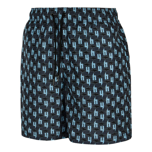 SHARK Y PRINT SWIM SHORTS