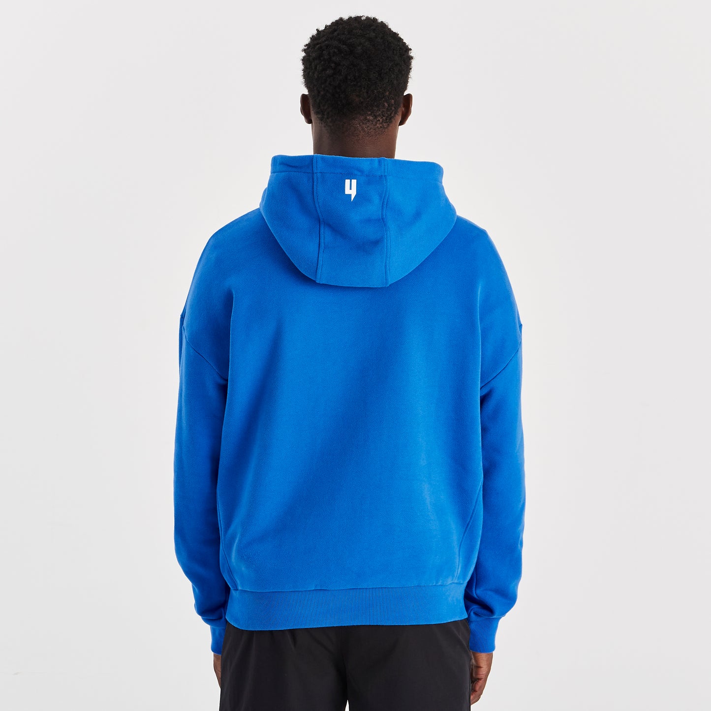 BLUE RELAXED FIT LUX HOODY