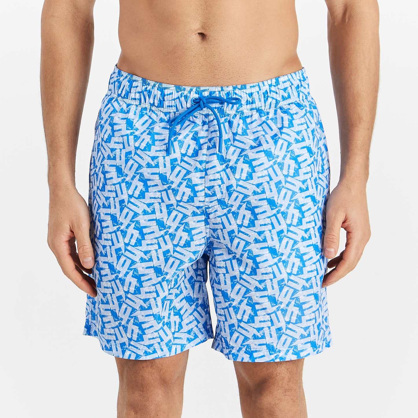 SCATTER Y SWIM SHORTS BLUE
