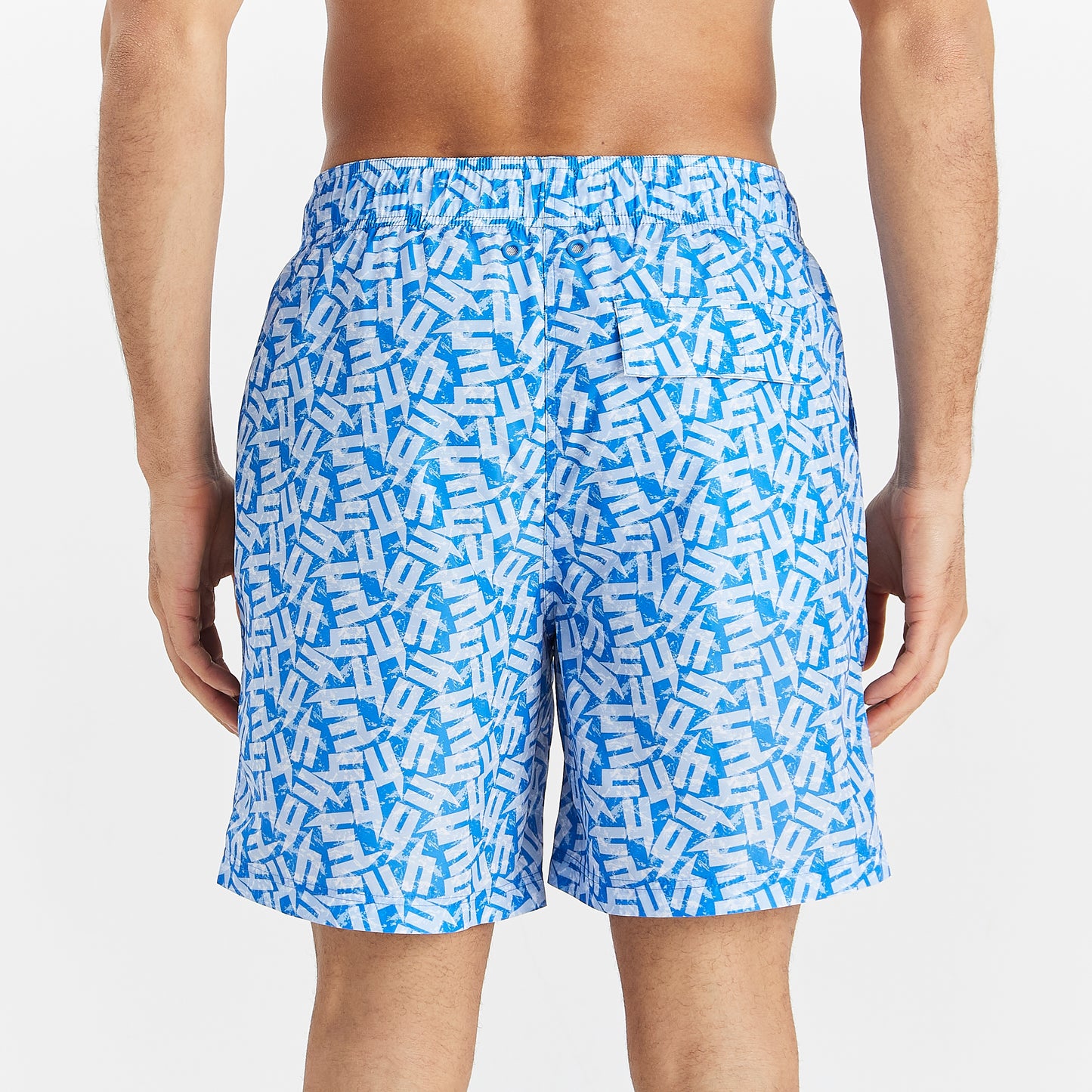 SCATTER Y SWIM SHORTS BLUE