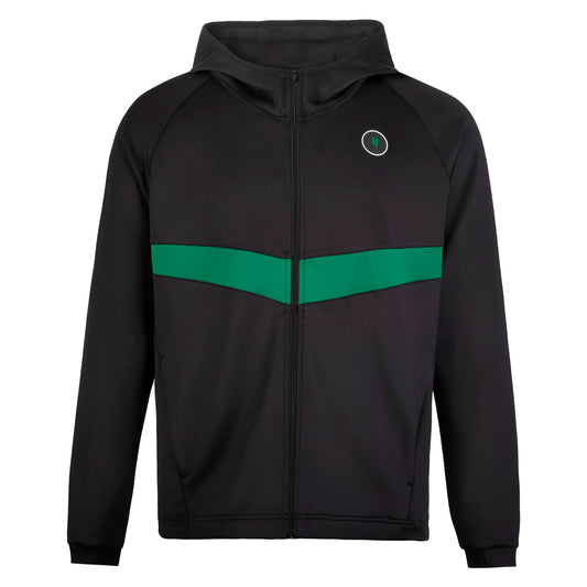 TEAM TRACKSUIT TOP BLACK/RACING GREEN