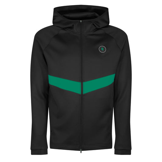 TEAM TRACKSUIT TOP BLACK/RACING GREEN
