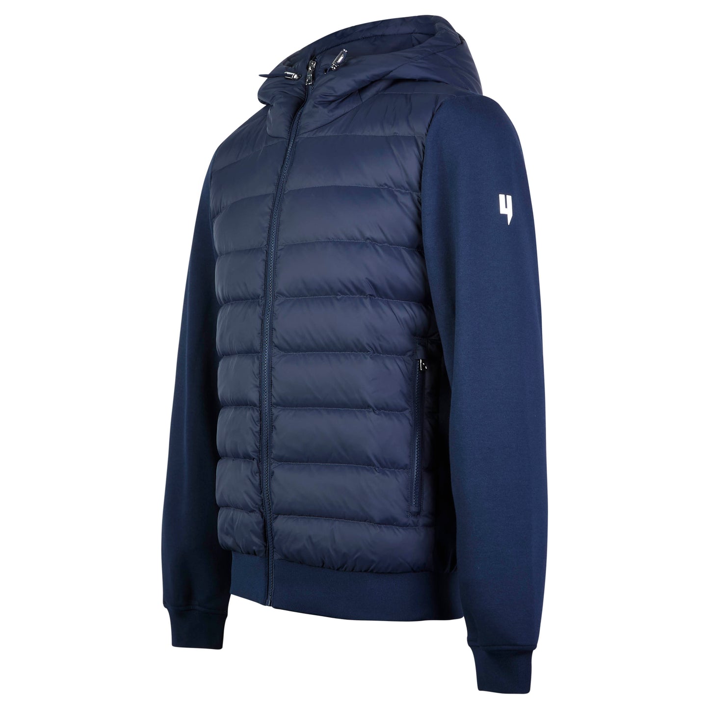 QUILTED PANEL JACKET NAVY