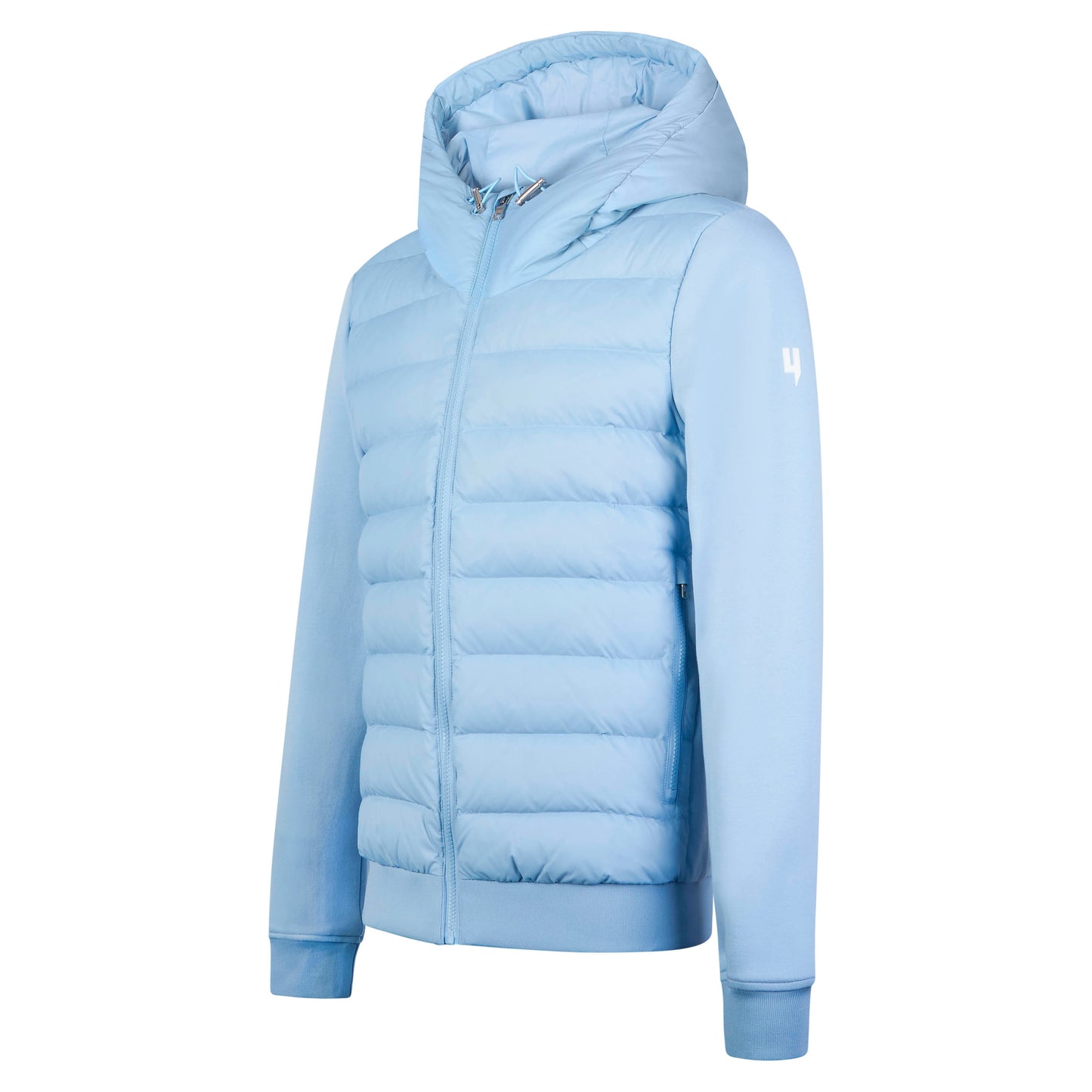 VESTE MATELASSÉE À PANNEAUX BLEU BÉBÉ