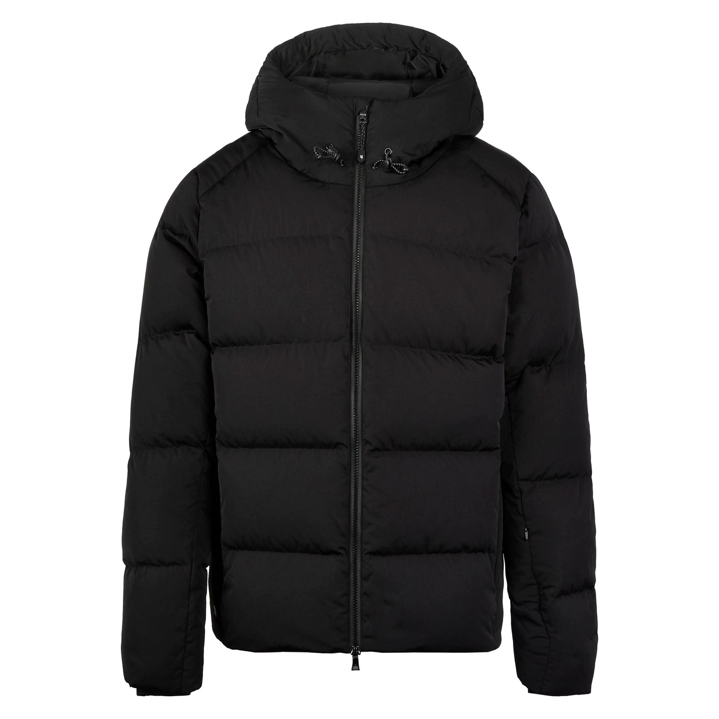 QUILTED DOWN COAT BLACK