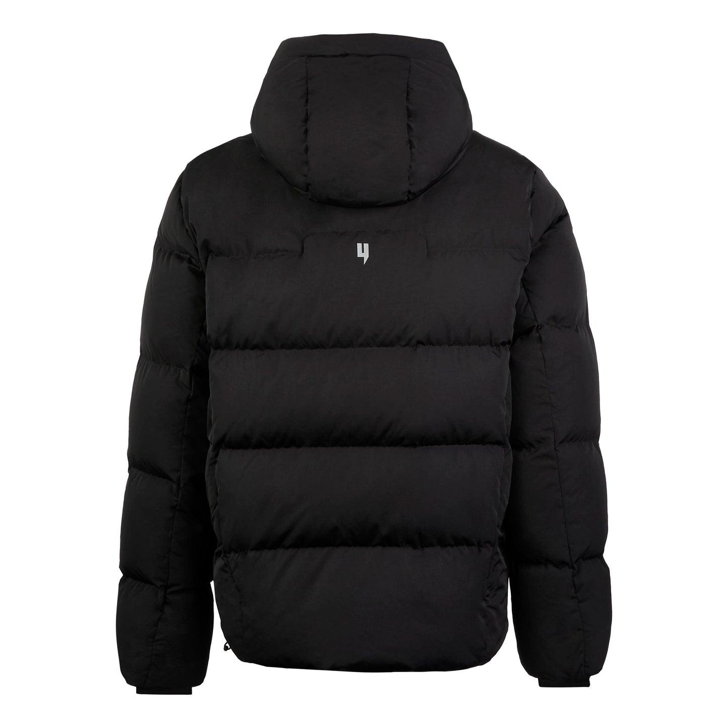 QUILTED DOWN COAT BLACK