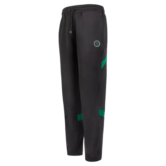 TEAM TRACKSUIT BOTTOMS BLACK/RACING GREEN