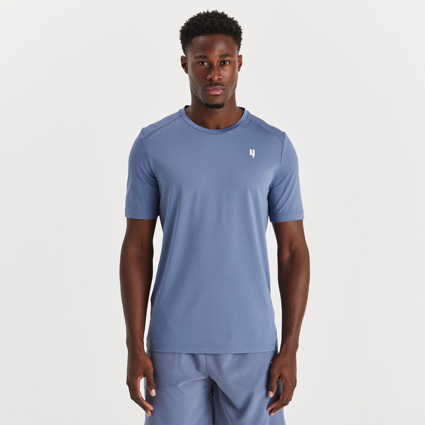 PERFORMANCE TEE STEEL BLUE