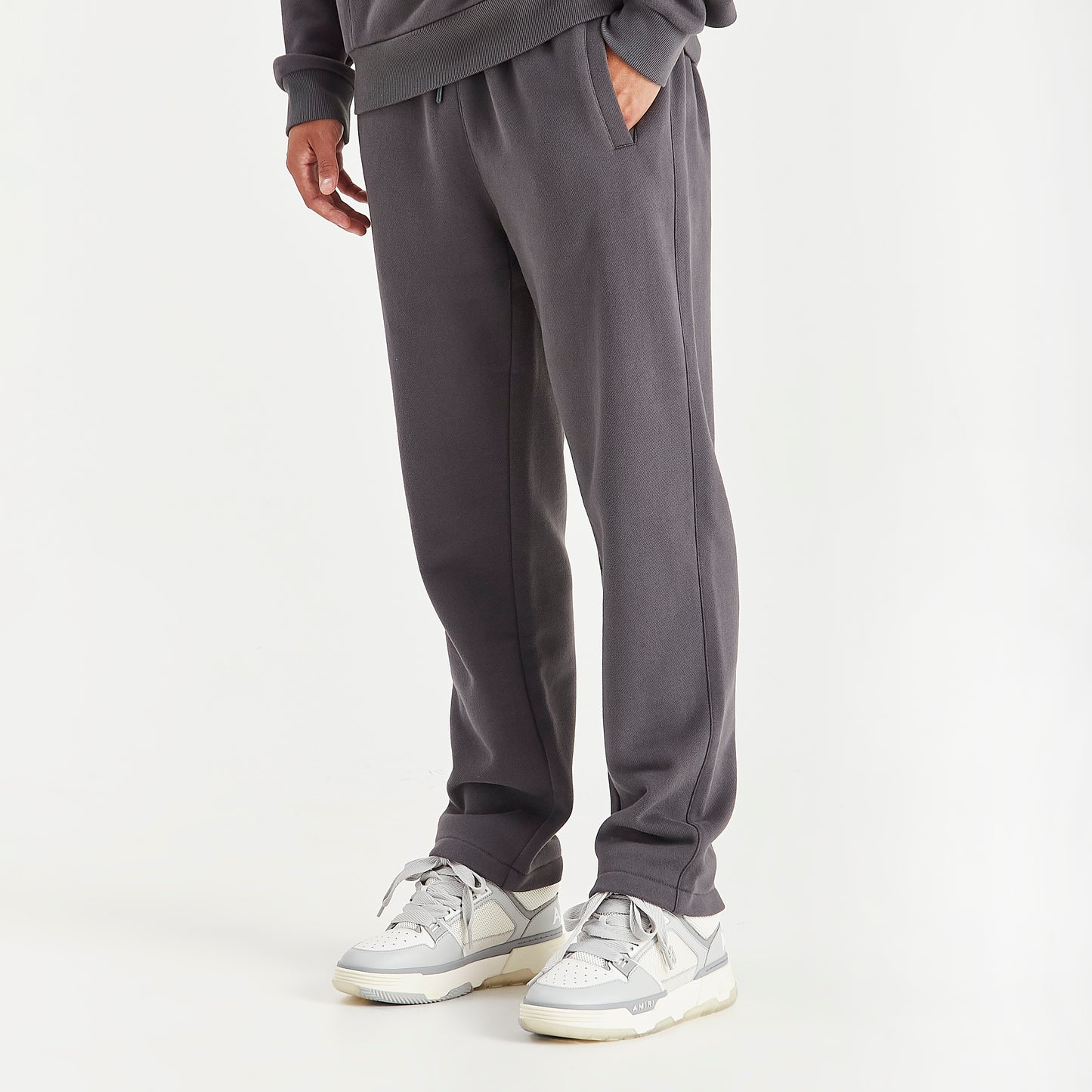 DARK GREY RELAXED FIT LUX JOGGERS