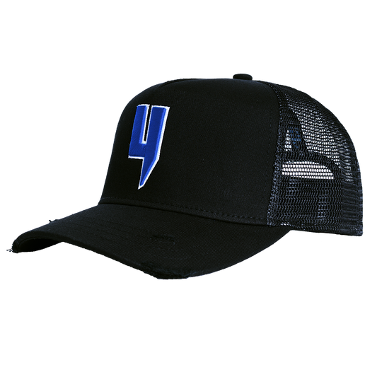 Y LOGO CAP ROYAL BLUE WHITE OUTLINE
