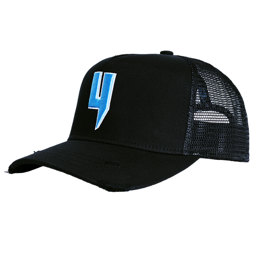 Y LOGO CASQUETTE NOIR/BLEU Y