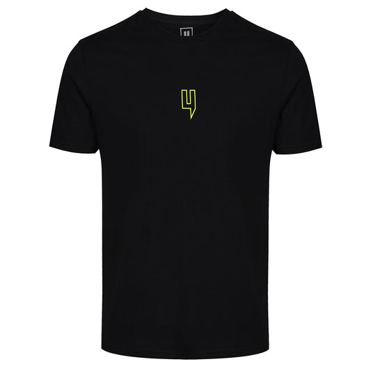 Y CONTOUR DU LOGO TEE NOIR/NEON