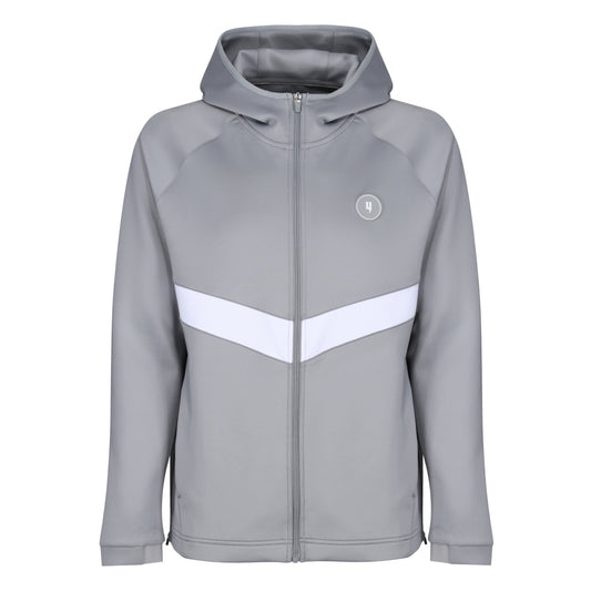 TEAM TRACKSUIT TOP GREY/WHITE