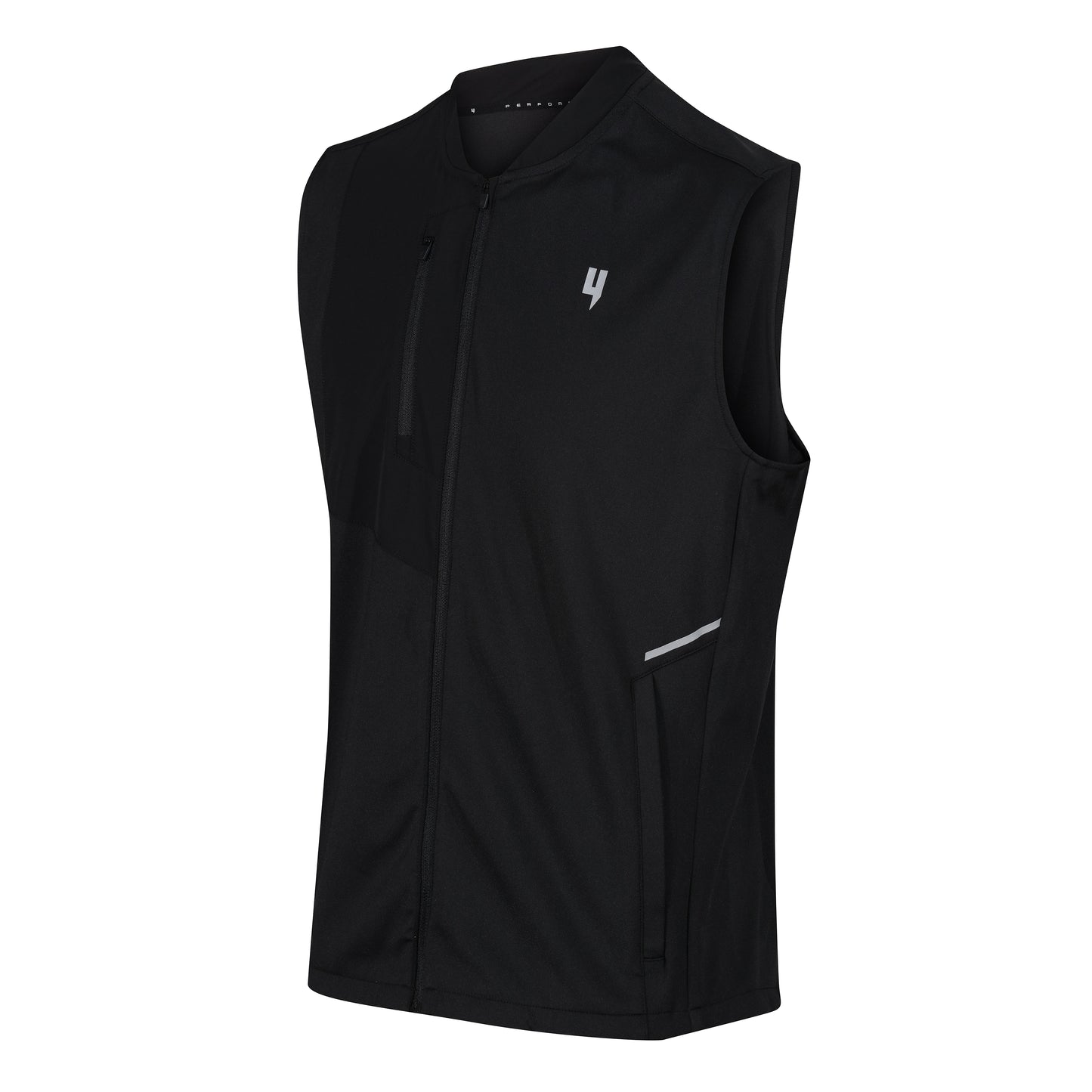 PERFORMANCE STRETCH GILET BLACK