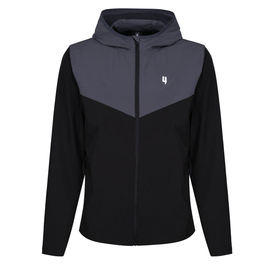 TRAINING JACKET BLACK GREY