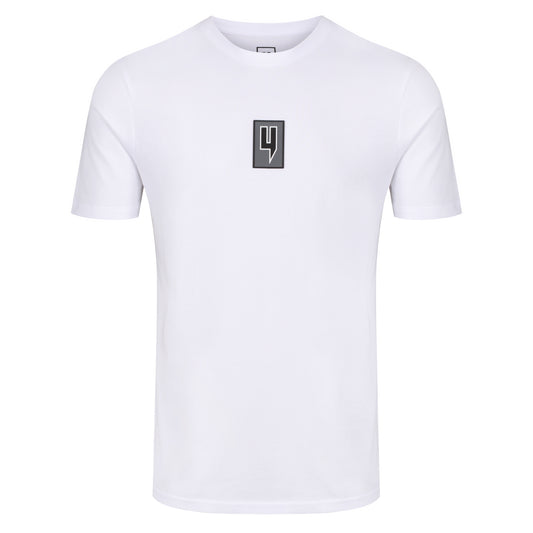 LUX LOGO CAOUTCHOUC TEE BLANC