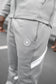 TEAM TRACKSUIT BOTTOMS GREY/WHITE