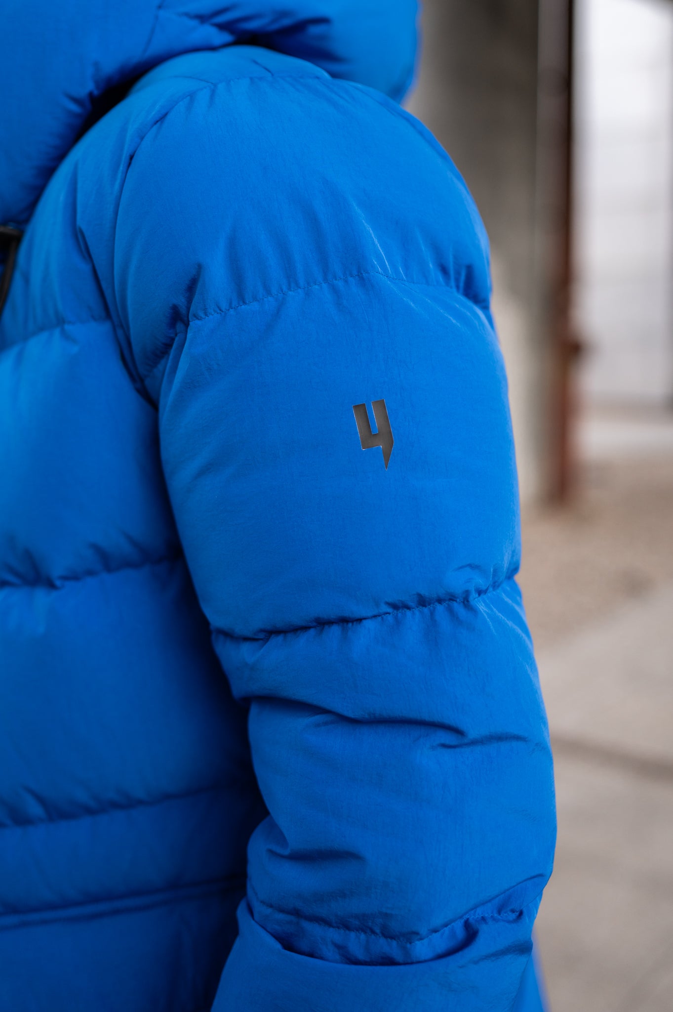 PUFFER COAT BLUE