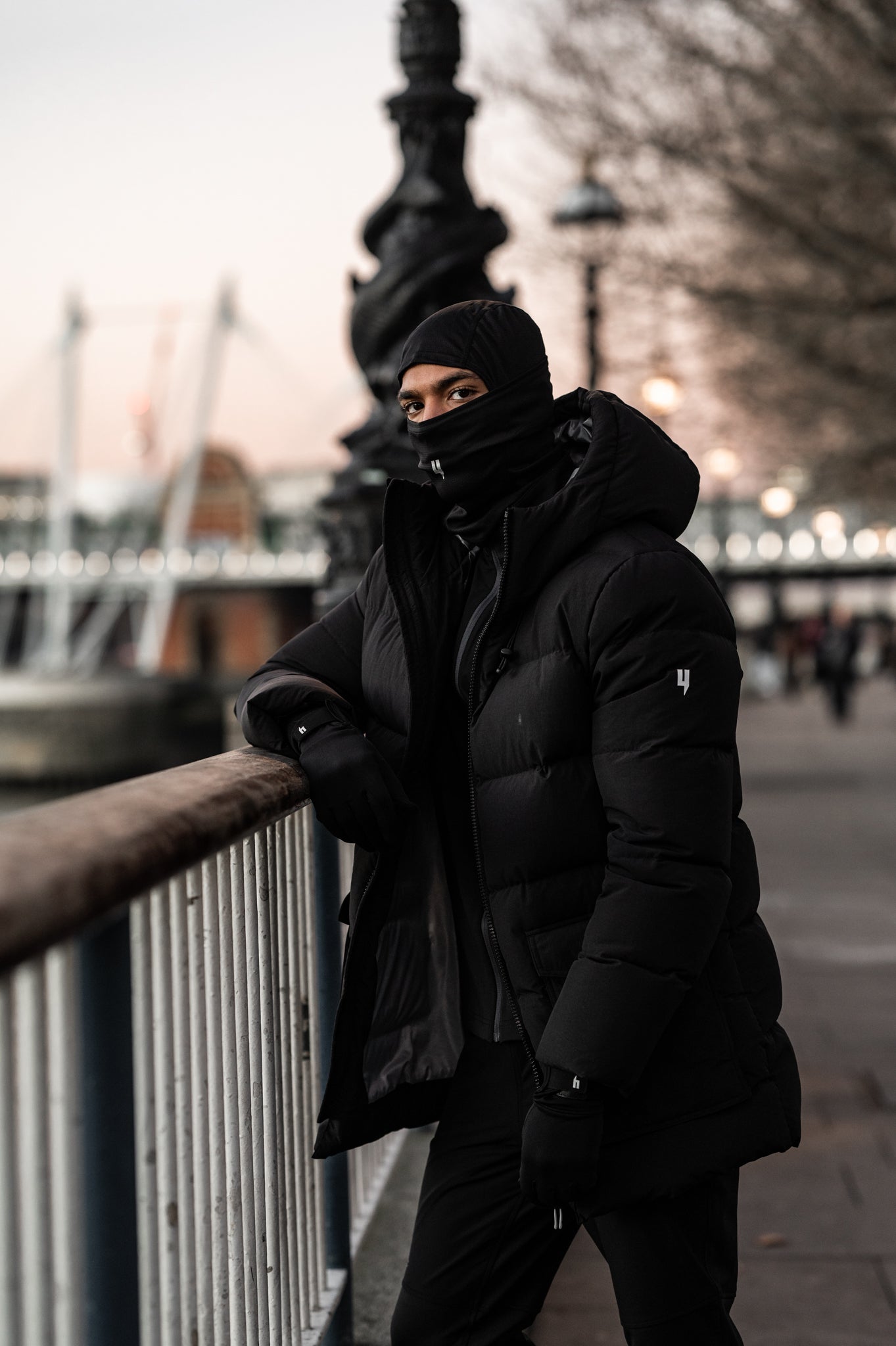 Black puffer winter coat online