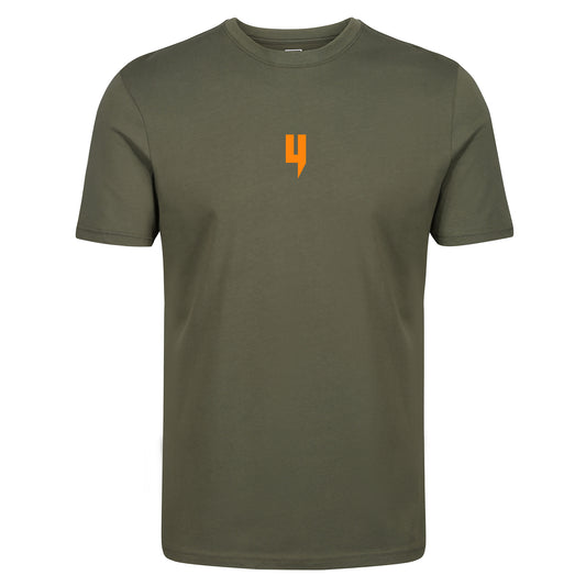 Y LOGO TEE KHAKI ORANGE