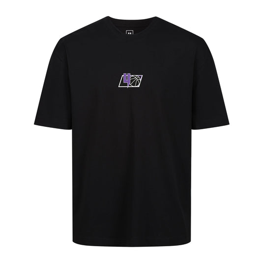 MIAMI FIT BASKETBALL TEE BLACK