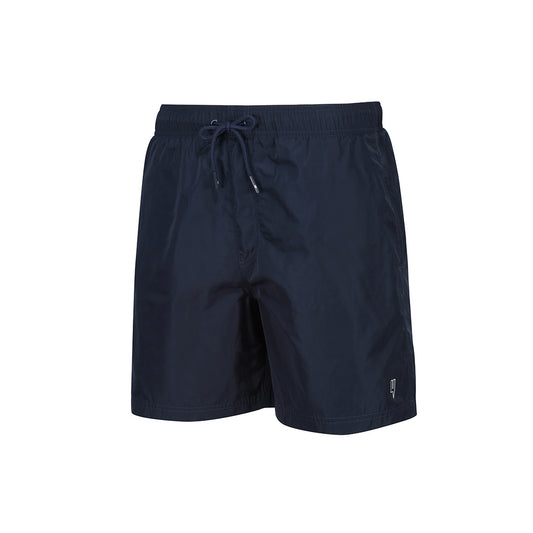 Y LOGO SWIM SHORTS NAVY WHITE OUTLINE