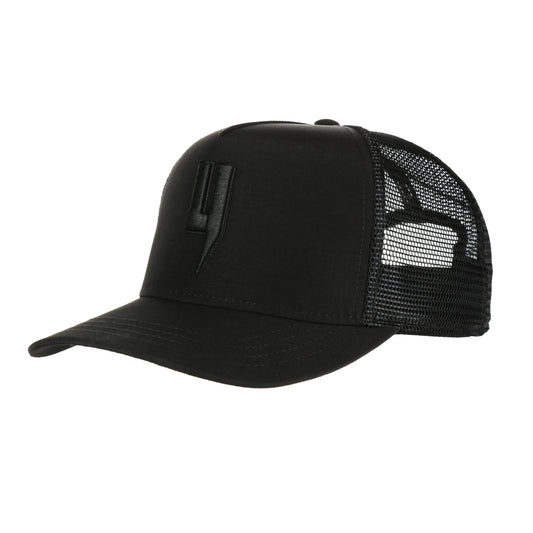 NYLON Y LOGO CAP TRIPLE BLACK