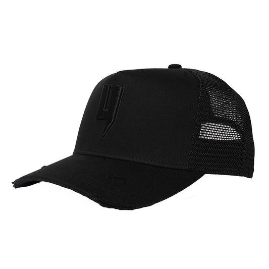 Y LOGO CASQUETTE TRIPLE NOIR