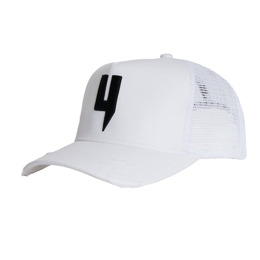 Y LOGO CASQUETTE BLANC/NOIR Y