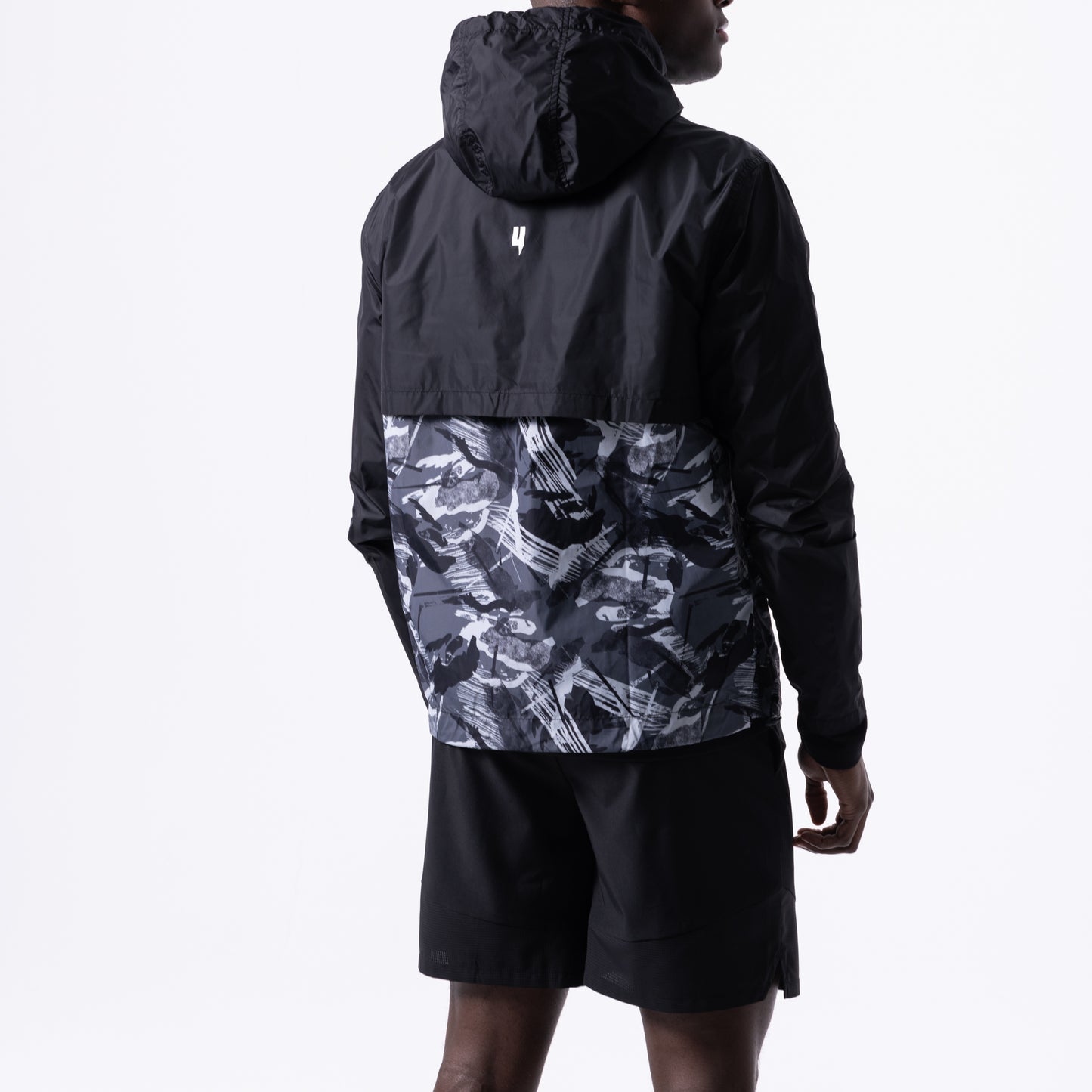 PERFORMANCE RUNNING JACKET BLACK CAMO